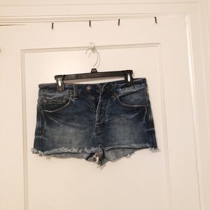 Free People Jean Shorts